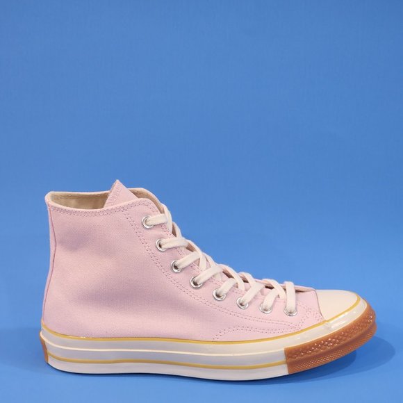 Converse Chuck 70 Hi Pink Foam Pop Toe Unisex Sneakers 165719C NWT - Picture 2 of 6